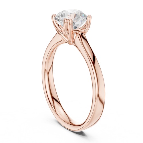Anello solitario argento - anello,