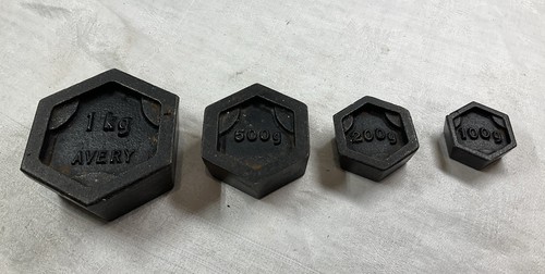 Vintage set cast iron avery - 4,