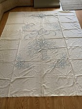 Copriletto in lino vintage