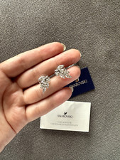 Orecchini Swarovski a Forma di Foglia con Cristalli - Eleganti, Originali