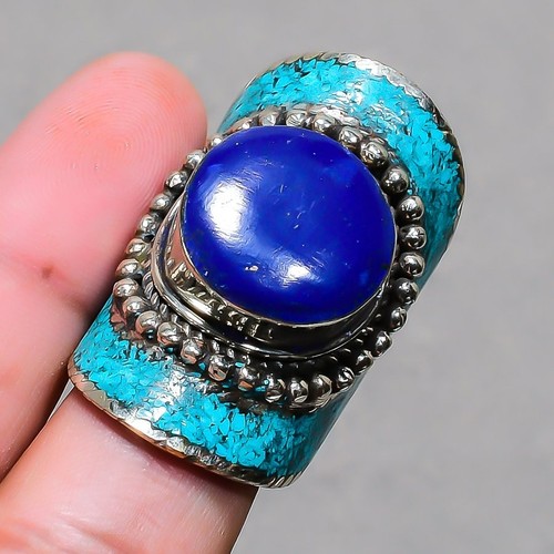 Anello lapislazzuli turchese - anello,