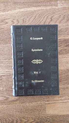 Giacomo leopardi epistolario - giacomo, leopardi.
