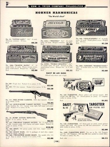 1950 carta pubblicitaria daisy - 1950,