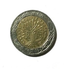 Moneta 2 Euro Francia Anno