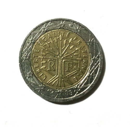 Moneta euro francia anno - 2,