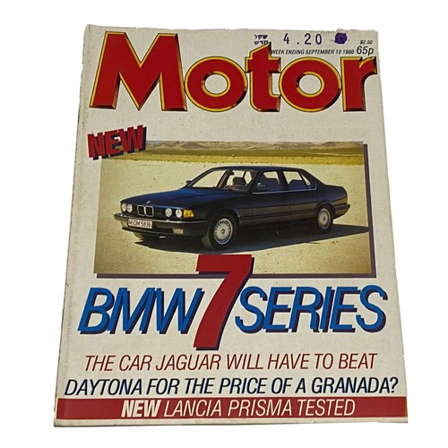 Vintage rare motor magazine - vintage,