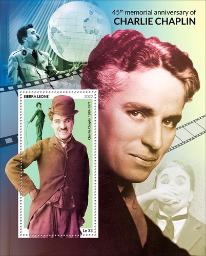 Francobolli charlie chaplin - francobolli,