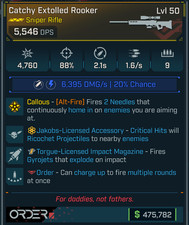 Borderlands 4 OP⭐CATCHY ESALTATO ROOKER CECCHINO⭐JAKOBS⭐IMPATTO TORGUE⭐ORDINE