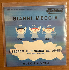 45 giri di Gianni Meccia - I segreti gli tengono gli Angeli /Alzo la vela RCA
