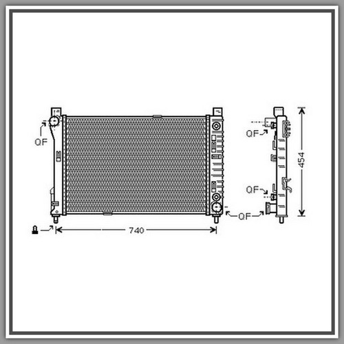 Radiatore mercedes slk - radiatore,