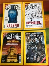 LOTTO 4 RIVISTE NATIONAL GEOGRAPHIC in italiano 1998-2006