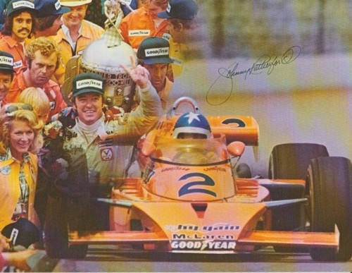 Cartolina johnny rutherford - johnny,