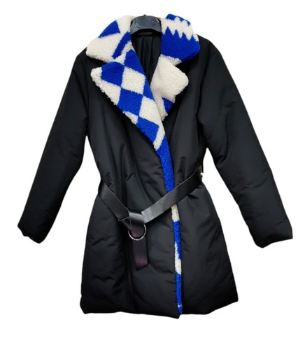 Piumino donna teddy nero - piumino,
