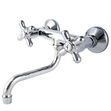 Rubinetto a parete muro per