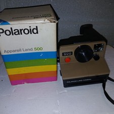 POLAROID 500 LAND CAMERA CON