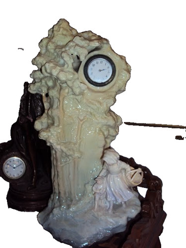 Scultura ceramica cacciapuoti - scultura,