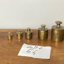 Lotto n.54 - Antichi Pesi in ottone Per Bilancia