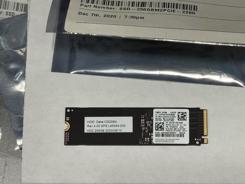 Nuovo samsung 256 pm991 2 - gb, m.2