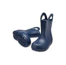 CROCS RAIN BOOT NAVY KID 12803