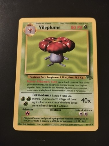 Vileplume jungle carta - vileplume,