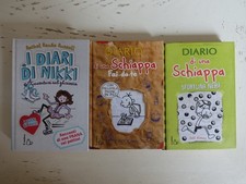 Lotto di 2 Diario di una schiappa+ I diari di Nikki ed. Il Castoro (3)