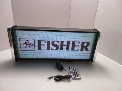 Fisher stereo led display - fisher,