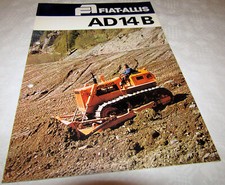 2 depliant Fiat Allis AD14B