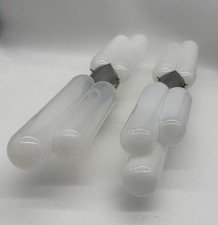 Coppia lampade da parete Torpedo Mazzega,design Carlo Nason,anni 70, Murano