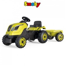 Smoby Farmer XL – Trattore a Pedali con Rimorchio Verde -nuovo-Italia
