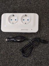 BESTEK inverter 12v 220v 200w 4 porte USB 2 prese elettriche Multi Protezione 