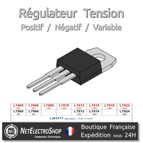 Régulateur tension to220 - régulateur,