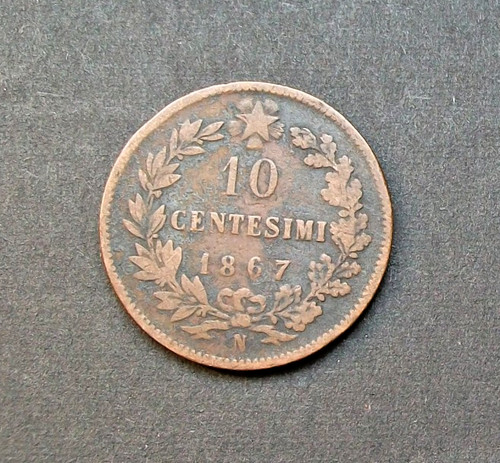 Centesimi 1867 segno di - 1867,