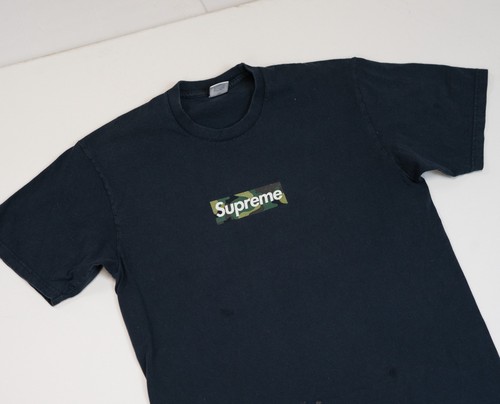 Supreme box camo logo - supreme, tee