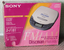 Boxed rare sony discman f181 - rare, d-f181