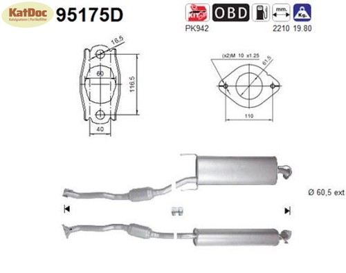 Catalizzatore per toyota - catalizzatore,