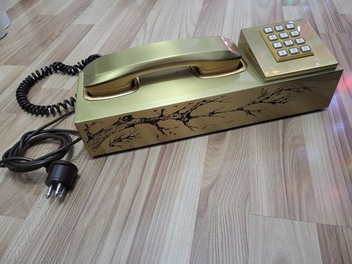Telefono ottone vintage - ottone,