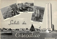 A2758) SALUTI DA CESENATICO VEDUTINE. GRATTACIELO. VIAGGIATA. 