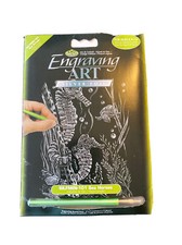 Mini Silver Foil Engraving Art