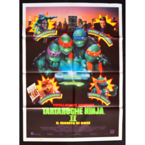 Manifesto tartarughe ninja - ninja, ii