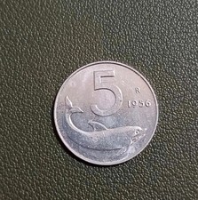Rara Moneta 5 Lire 1956 -