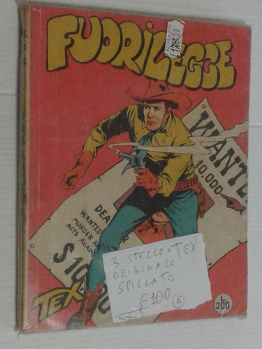 Tex gigante lire 200 copertina - tex,