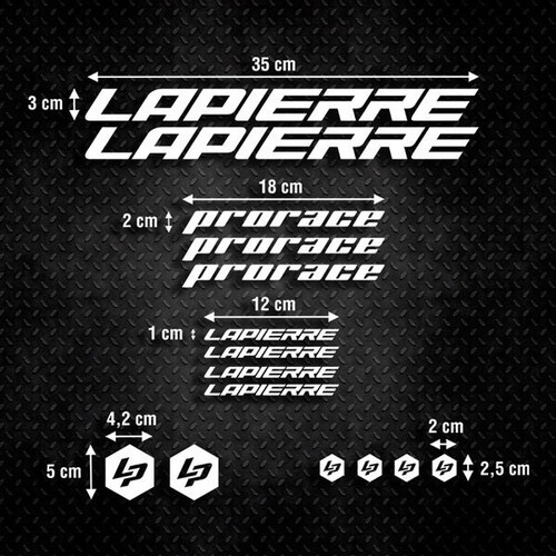 Lapierre prorace stickers - prorace,