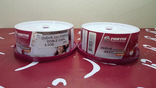 Dvd doble capa fortis - capa,