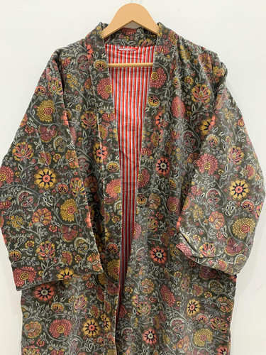 Giacca lunga velluto kimono