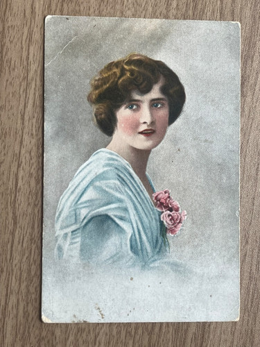 Cartolina epoca lady art - cartolina, d'epoca