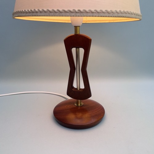 Vintage teak brass - vintage, table