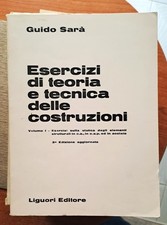 INGEGNERIA ESERCIZI DI TEORIA E TECNICA DELLE COSTRUZIONI SARA' V.1 LIGUORI 1979