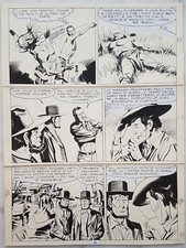 TEX tavola originale di G. TICCI  147-82  "Cheyennes"  1973