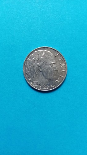 Moneta lire italiane - moneta, 20