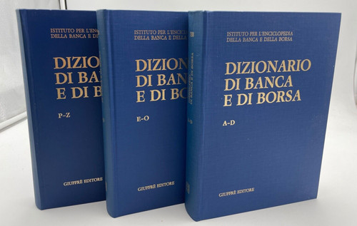 Dizionario banca di borsa - di,